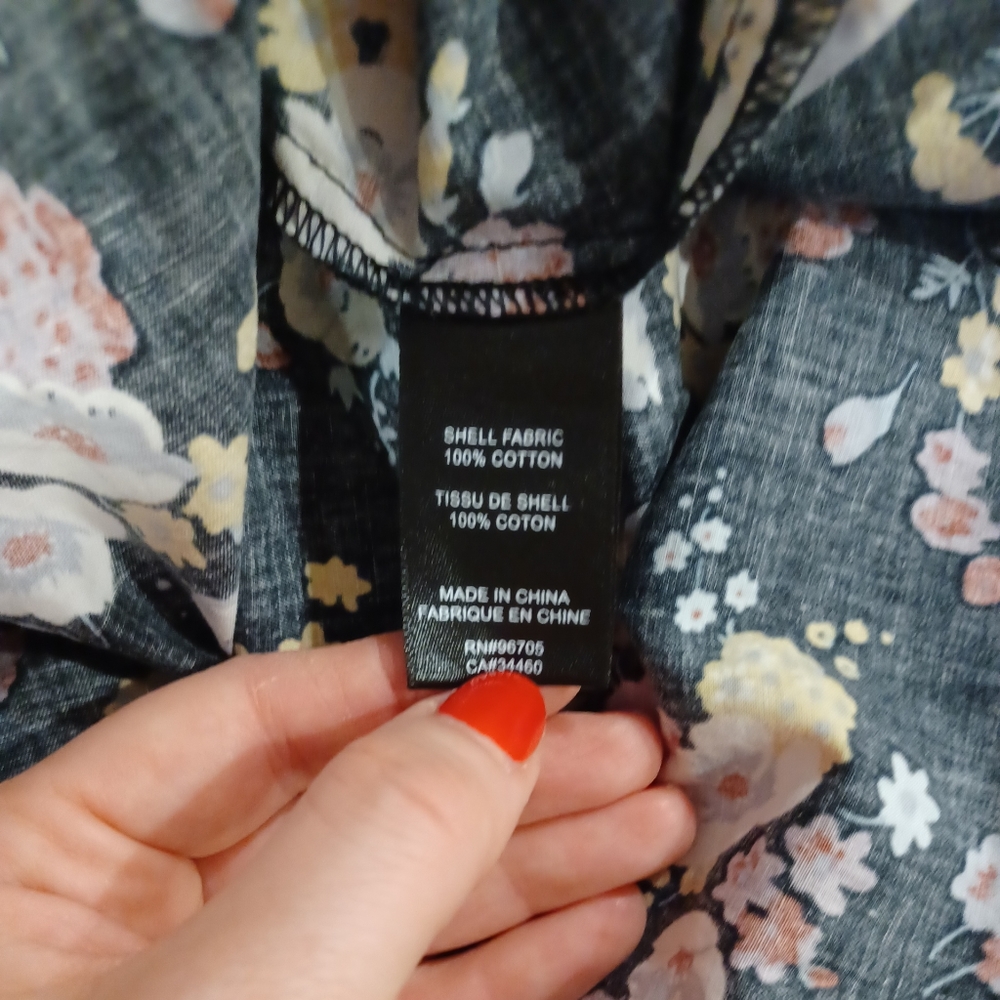 NWT REBECCA TAYLOR LA VIE WINTER POSEY FLORAL PRINT SILK TWILL DRESS SIZE M - Picture 10 of 11